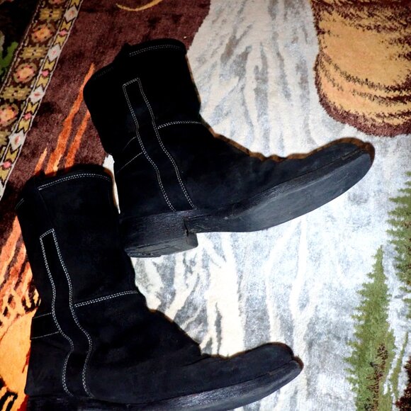 Buccaneer Style Leather - Suede Boots- Mens 10 - Picture 3 of 7